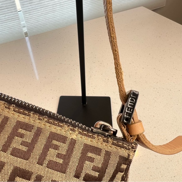 Authentic Fendi Zucca Pochette - Picture 2 of 16